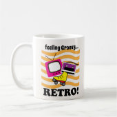 Retro Gefühl Groovy Retro Kaffeetasse (Links)
