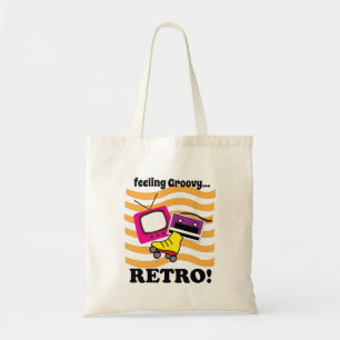 Retro Gefühl Groovy Retro Tragetasche