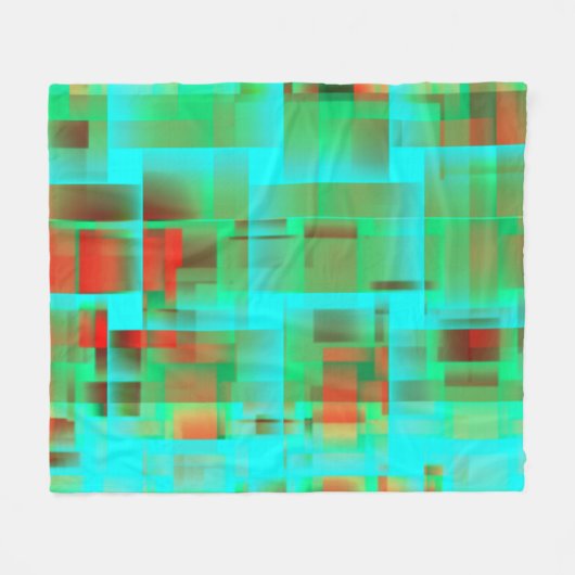 Retro-Gefühl in der Stadt Fleecedecke (Vorderseite (Horizontal))