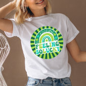 Retro Gefühl so glücklich St. Patrick's Day T-Shirt