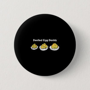 Retro gefüllter Eier-Papa Lustiger Erntedankfest V Button