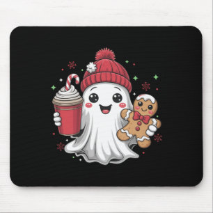 Retro-Geist-Beanie-Weihnachten-Feiertag-Xmas-Kaffe Mousepad