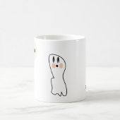 Retro-Geist-Boo-Name-Nachricht Halloween Kaffeetasse (Mittel)