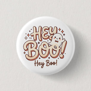 Retro-Geist "Hey Boo!" Button