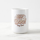Retro-Geist "Hey Boo!" Kaffeetasse (Mittel)