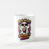 Retro-Geist mit Eiskaffee - Mamas spookiger Saft Kaffeetasse (Mittel)