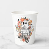 Retro-Geist Pappbecher (Rückseite)