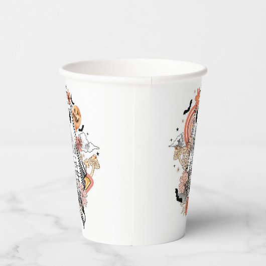 Retro-Geist Pappbecher (Rechts)