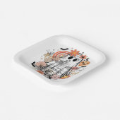 Retro-Geist Pappteller (Gewinkelt)