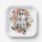 Retro-Geist Pappteller (Vorderseite)