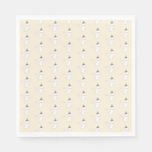 Retro-Geister-Doodle-Halloween-Muster Serviette