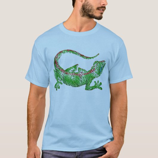 Retro gekko T-Shirt (Vorderseite)