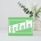 Retro-Gelato Postkarte (Stehend Vorderseite)