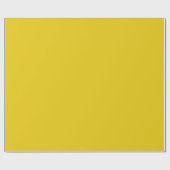 Retro-Gelb Geschenkpapier (Flach)