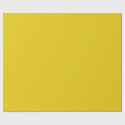 Retro-Gelb Geschenkpapier (Flach)