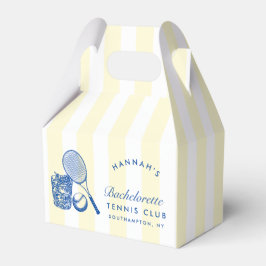 Retro Gelb letzte Swing vor dem Ring Tennis Bac Geschenkschachtel