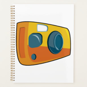 Retro-Gelb-Point-and-Shoot-Filmkamera Planer