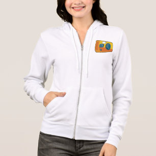 Retro-Gelb-Punkt-und-Shoot-Filmkamera Hoodie