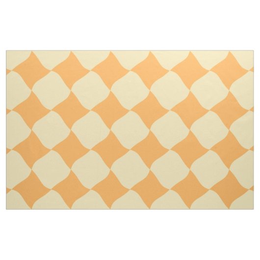 Retro-Gelbes Muster Stoff (Yard (91,4 cm))