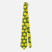 Retro-gelbes Smiley-Gesicht-Muster