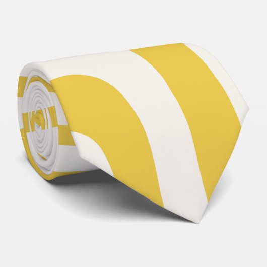 Retro-Gelbes wirbelfarbenes Muster Krawatte (Gerollt)