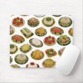 Retro-Gelee-Salate-Mauspad Mousepad (Mit Mouse)