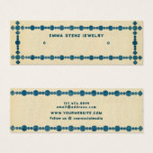 Retro Gem Border ・ Earring Hoops Stuck Display Car (Vorne & Hinten)