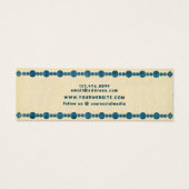 Retro Gem Border ・ Earring Hoops Stuck Display Car (Rückseite)