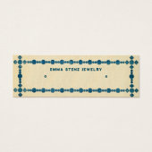 Retro Gem Border ・ Earring Hoops Stuck Display Car (Vorderseite)