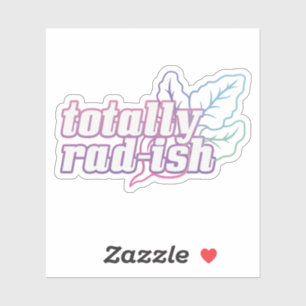 Retro Gemüsepun: total Krass Aufkleber