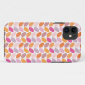 Retro gemusterter Mit Blumenfall Case-Mate iPhone Hülle (Rückseite (Horizontal))