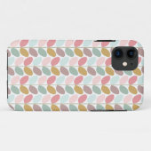 Retro gemusterter Mit Blumenfall Case-Mate iPhone Hülle (Rückseite (Horizontal))