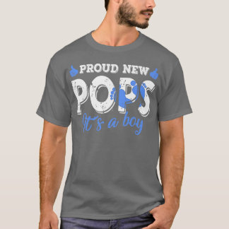 Retro Gender Offenbarung neue Pop Es ist ein Junge T-Shirt
