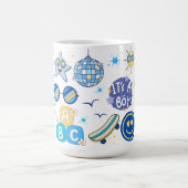 Retro Gender Reveal Es ist ein Junge Verwandlungstasse (Zentrum)