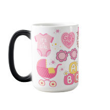 Retro Gender Reveal Es ist ein Mädchen