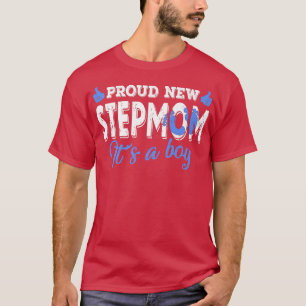 Retro Gender Reveal Proud New Stepmutter Es ist ei T-Shirt