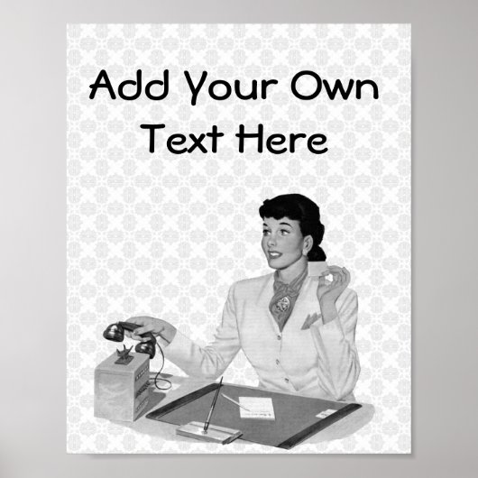 Retro-Generalsekretär Poster (Vorne)