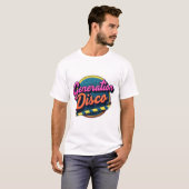Retro Generation Disco T-Shirt - Unisex Disco Tee (Vorne ganz)