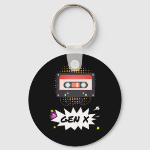Retro Generation X 90er Schlüsselanhänger
