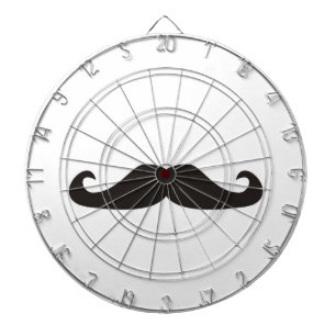 Retro gentelman Schnurrbart-Dartscheibe Dartscheibe