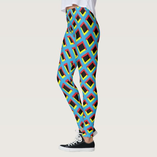 "Retro-Geo-Muster" Leggings (Links)