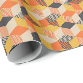 Retro Geometric 60er, Vintag nahtlos. Geschenkpapier (Rolleneckpunkt)