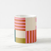 Retro Geometric Abstrakt Mosaic Kaffeetasse (Mittel)