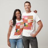 Retro Geometric Abstrakt Mosaic T-Shirt (Unisex)