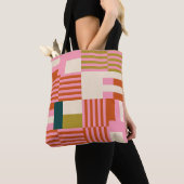 Retro Geometric Abstrakt Mosaic Tasche (Von Nahem)