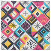 Retro Geometric Abstrakt Pat#12 Multi Color ID1067 Stoff (Muster)
