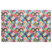 Retro Geometric Abstrakt Pat#12 Multi Color ID1067 Stoff (Fat Quarter (45,7 x 55,9 cm))