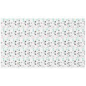 Retro Geometric Abstrakt Pat#1 Aquamarin Pink ID10 Tischdecke (Vorderseite (Horizontal))