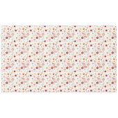 Retro Geometric Abstrakt Pat#5 Brick Gold ID1067 Tischdecke (Vorderseite (Horizontal))