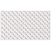 Retro Geometric Abstrakt Pat#6 Navy Rose ID1067 Tischdecke (Vorderseite (Horizontal))